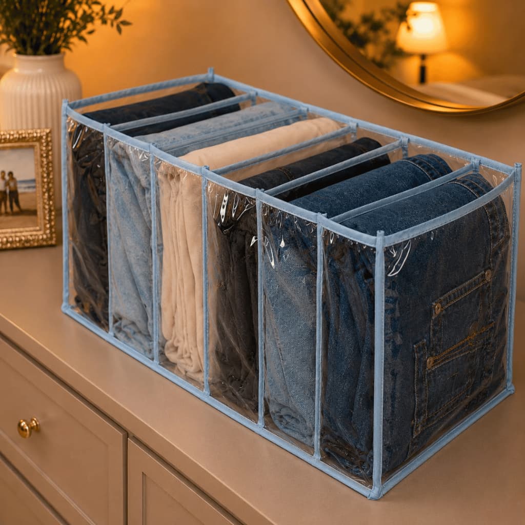 Kit 5 Colmeia Organizadora Calça Jeans Shorts Moletom Toalha Bolsa 40x25x15cm