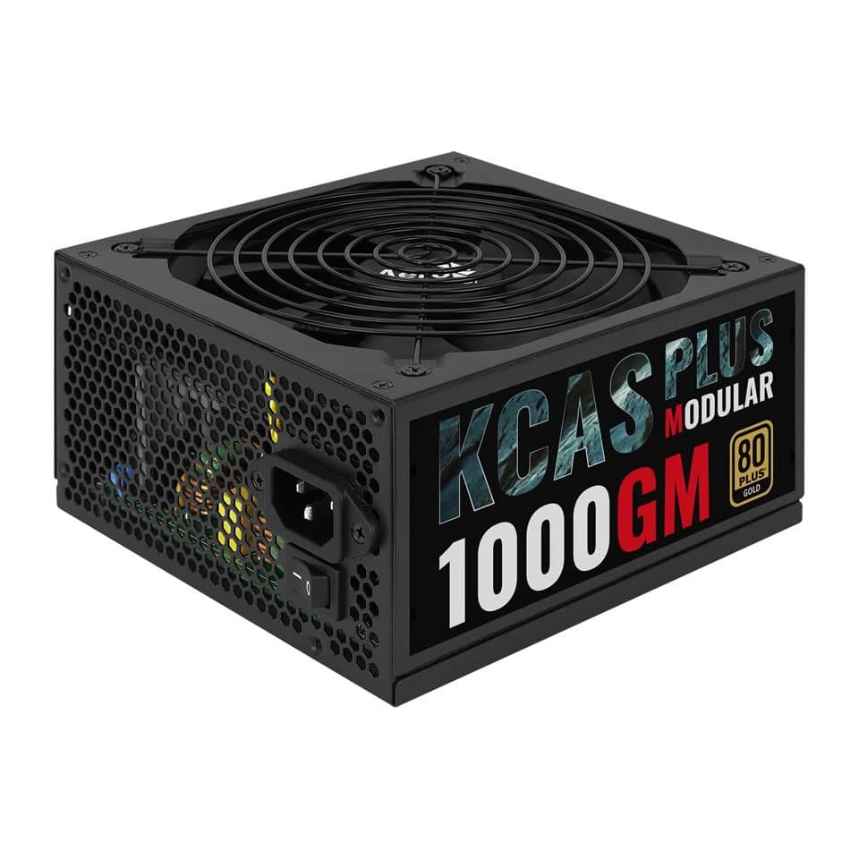 Fonte ATX AEROCOOL KCAS PLUS 1000GM PFC Ativo / Modular / 80 Plus Gold