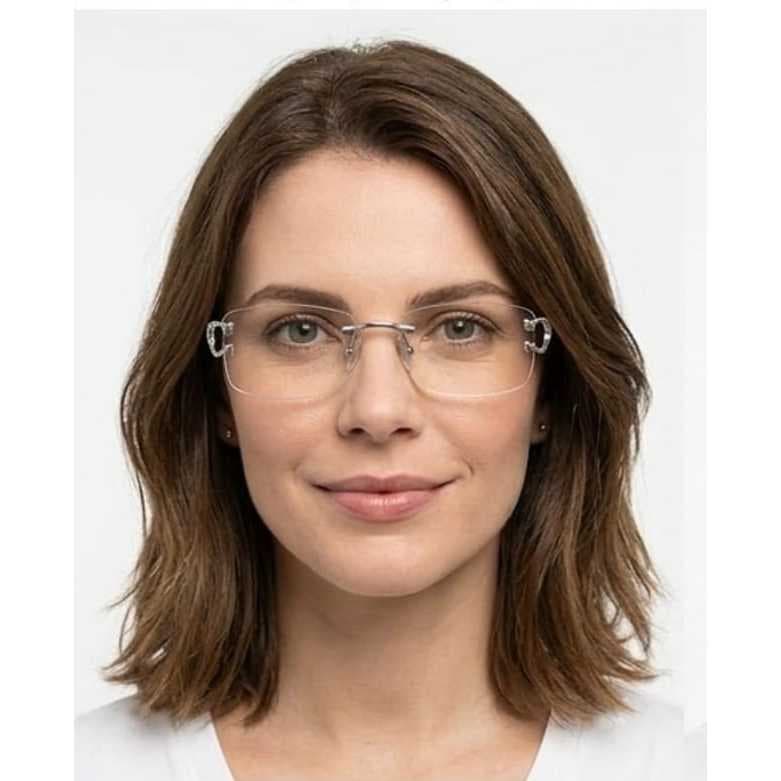 OCULOS  FLUTUANTE ARMAÇÃO PRATA