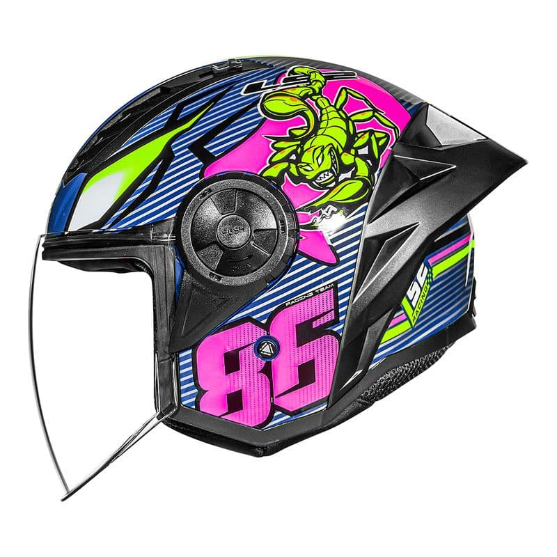 Capacete LS2 Airflow II OF616 S Weiler Rosa