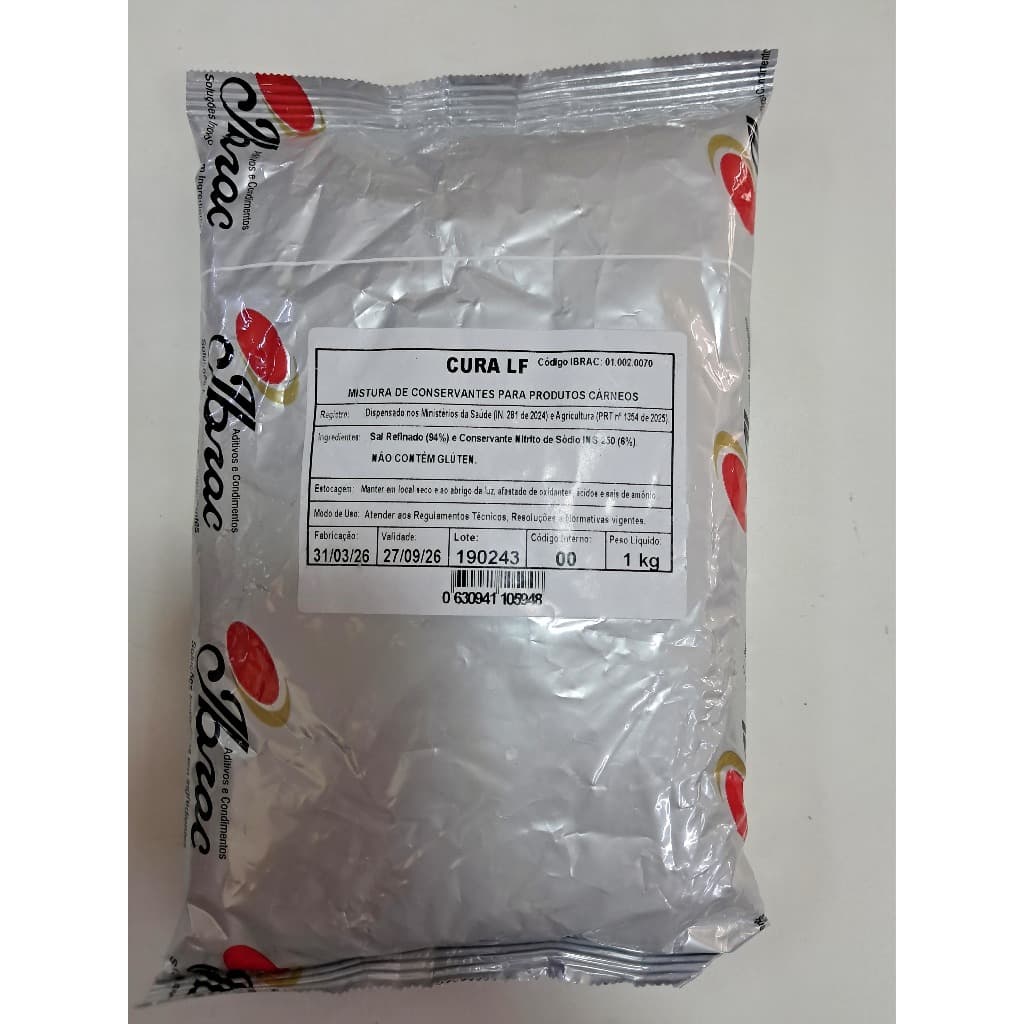 Sal De Cura LF Ibrac Para Linguiça Fresca E Embutidos 1kg