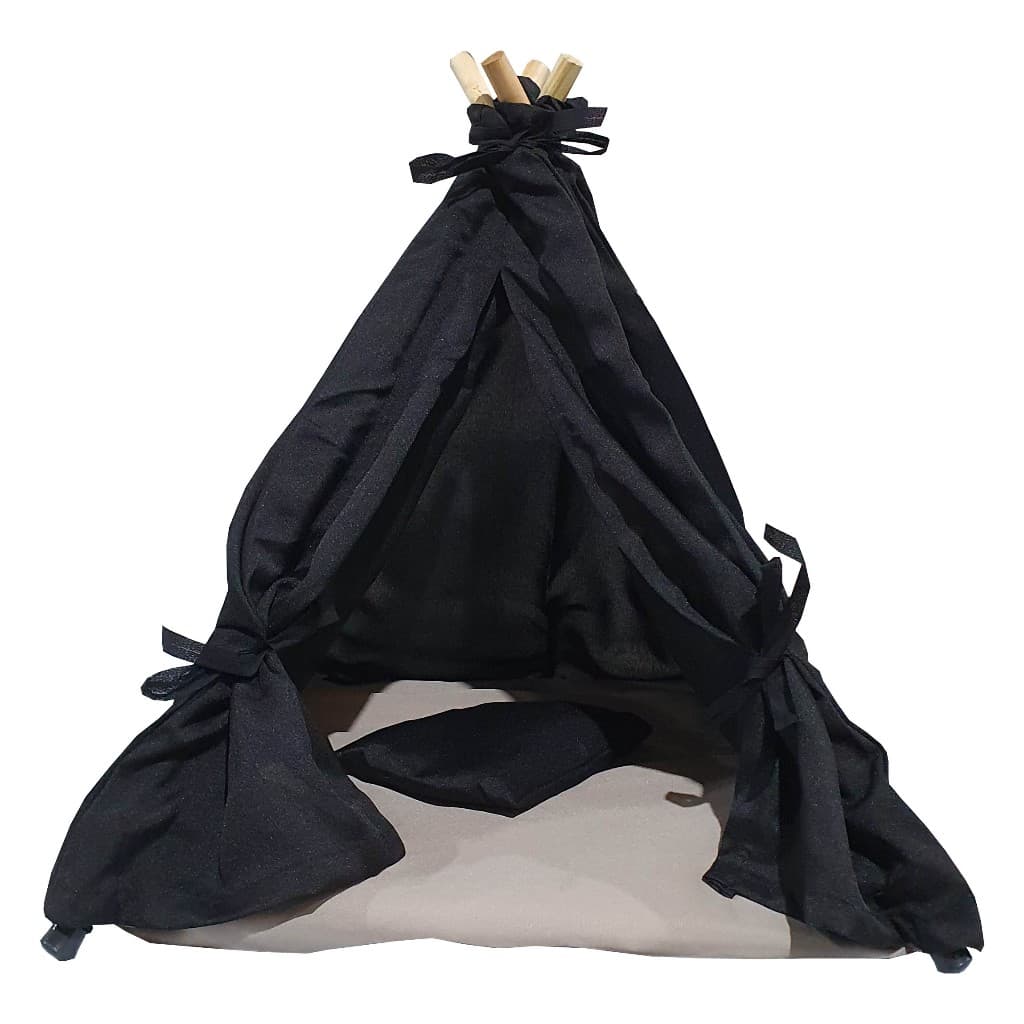 Caminha Cabana Tamanho P Preto Cinza/Preto Rosa Pet Toca Tenda Cama Cachorro Cão Oca