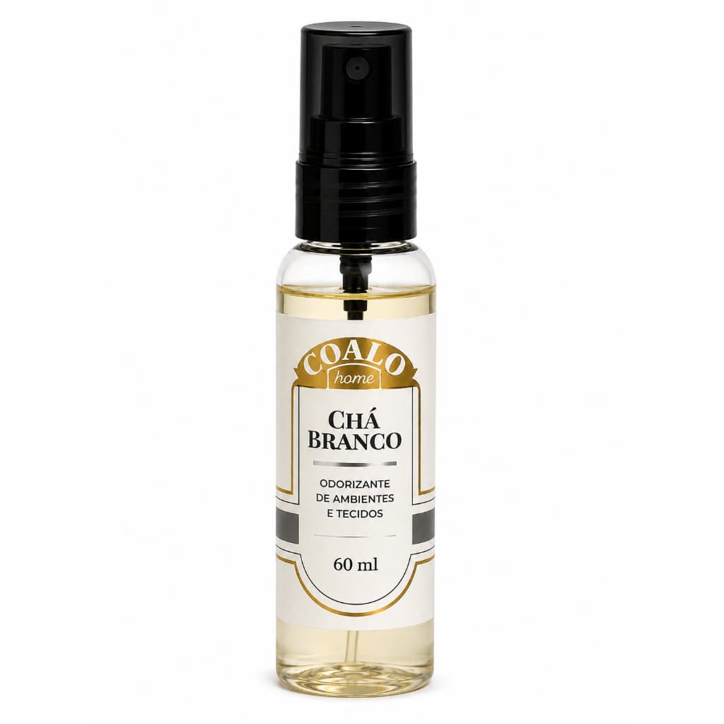 Coalo Odorizante de Ambientes e Tecidos Chá Branco Fragrância Perfumada 60ml