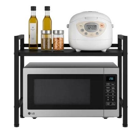 Rack Metálico Multiuso Ajustável Suporte Prateleira Para Micro-ondas Cozinha