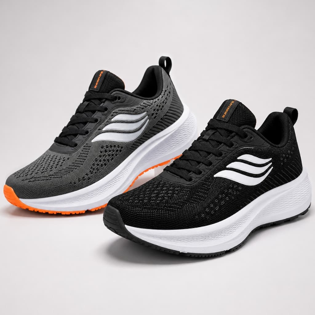 Kit 2 Pares Tênis Masculino Para Academia Corrida Caminhada Bonito Confortável Olymp Original Leve