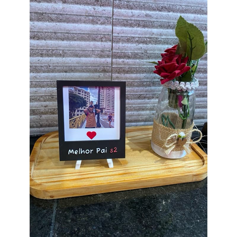 Porta-Retrato Personalizado “Melhor Pai S2” – Presente Criativo para o Dia dos Pais