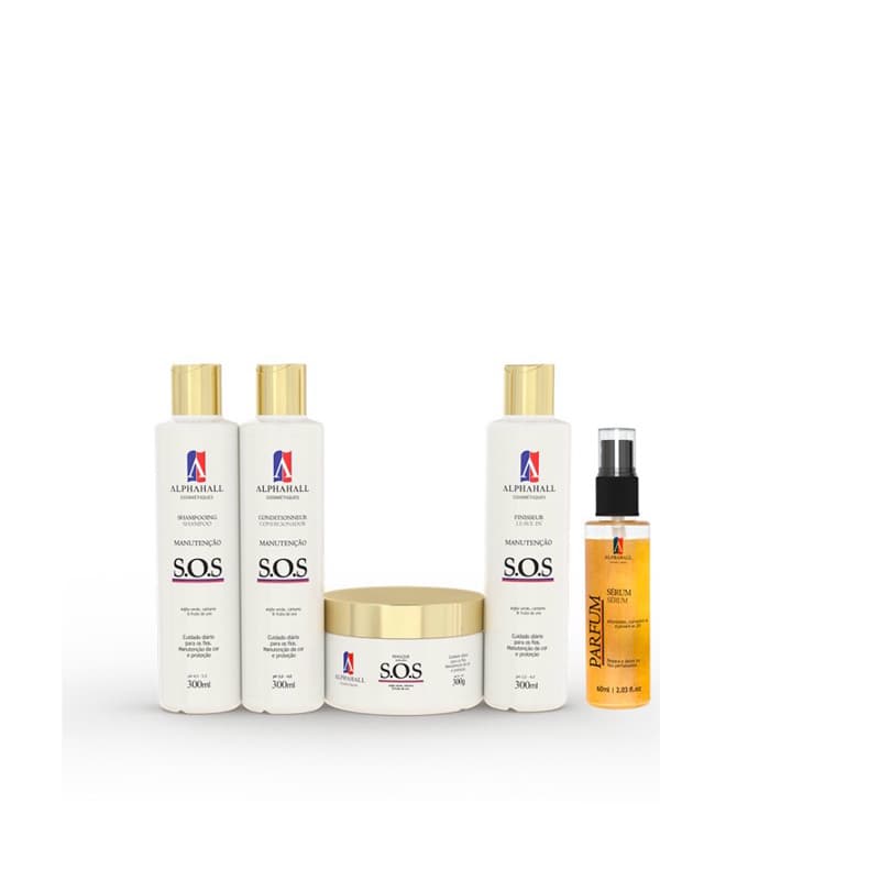 KIT SOS COM SÉRUM OURO