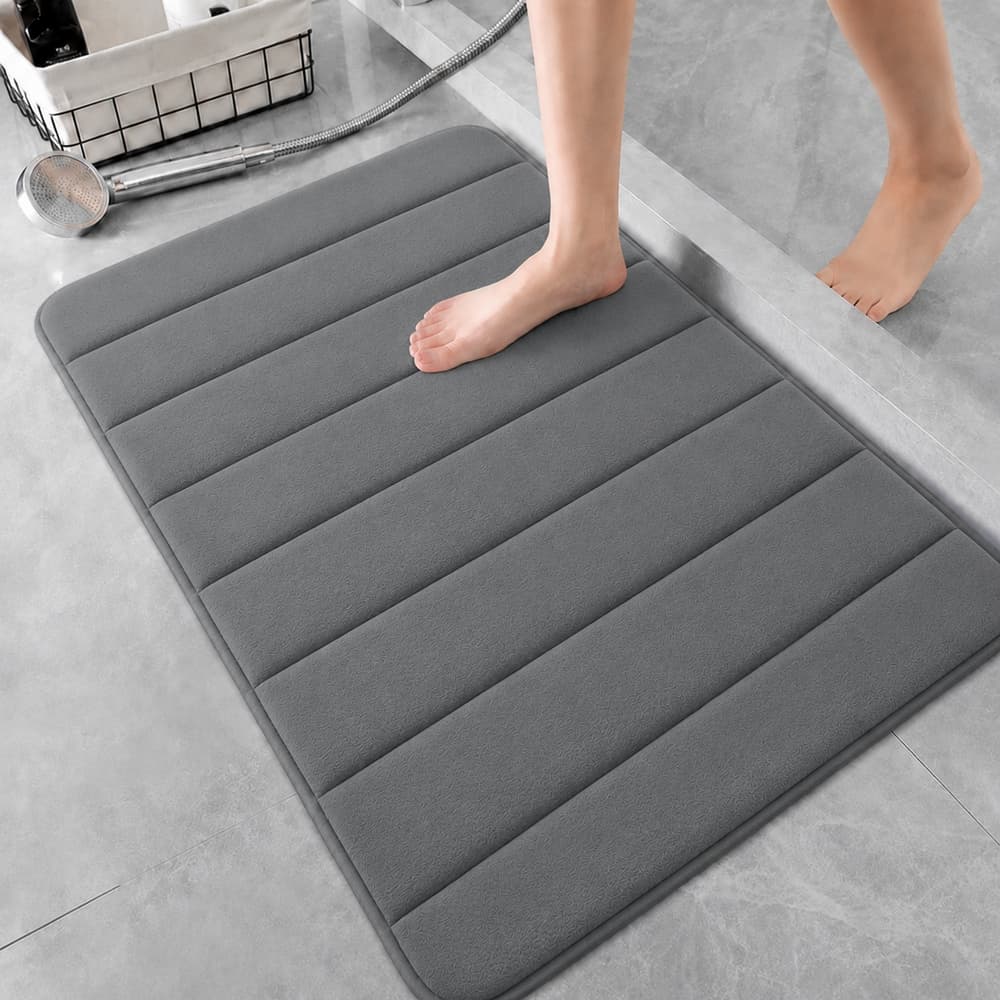 Tapete Soft Ultra Macio Antiderrapante, Super Absorvente para Banheiro, Sala e Quarto com Conforto