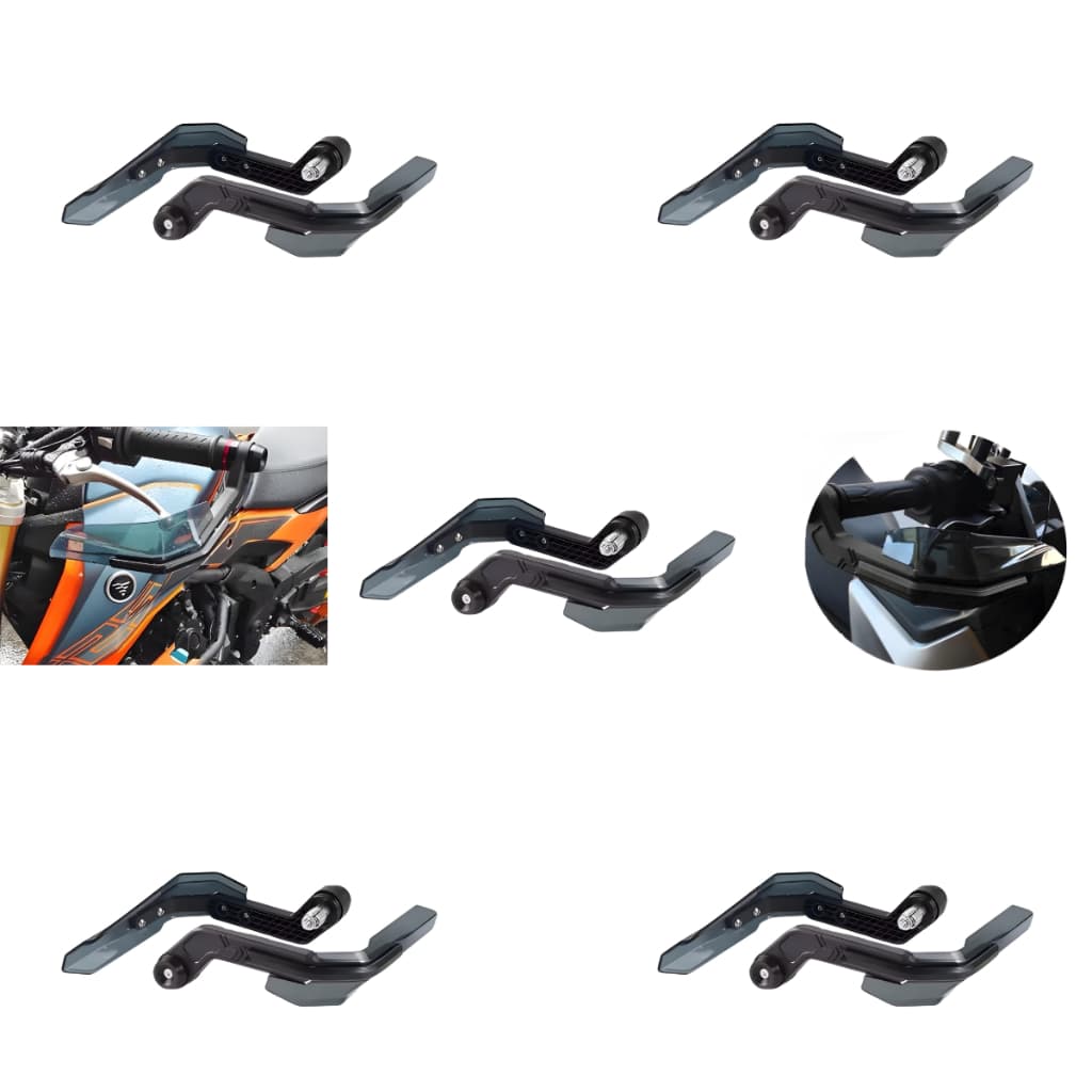 5 Par Protetor de Mão Universal para Moto Defletor de Vento Proteção para Manoplas, Modelo Esportivo