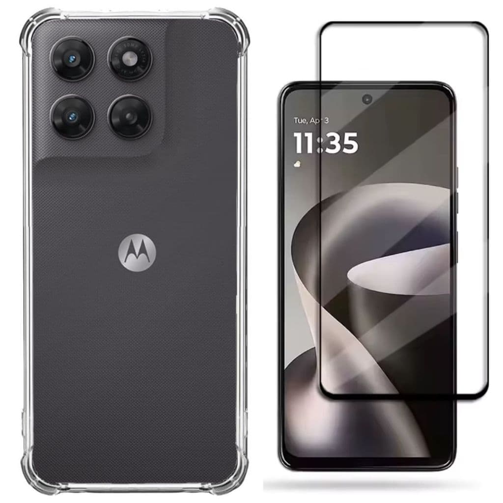 Capa Case Capinha E Película 3d Para Motorola Moto G47 5g