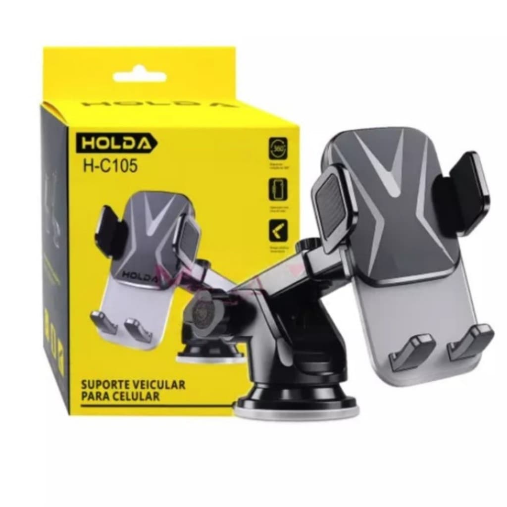 Suporte Veicular Celular Universal Carro Caminhonete Prático Painel Para Brisa