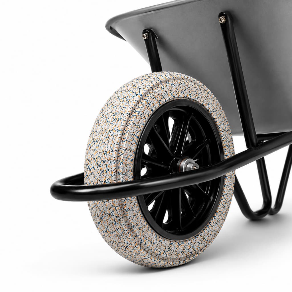 Pneu com Roda para Carrinho de Mão e Carriola Aro 8 Reforçado | Furo 19mm e 26mm