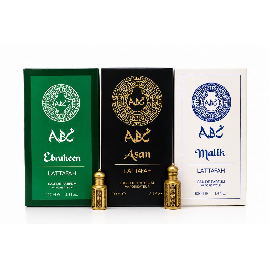Kit 03 Perfumes Árabes Masculinos 100 Ml Ebraheen, Asan e Malik