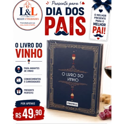 Kit de Acessórios Premium saca rolha 5 Peças em Estojo Organizador Portátil Livro