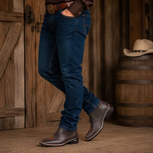 Botas Texana em Couro Legitimo Super Confortável Envio Imediato