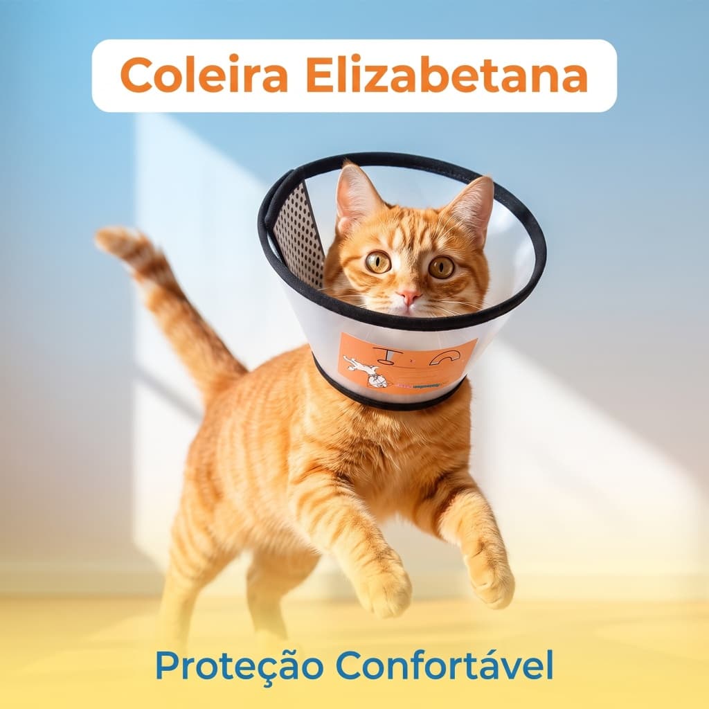 Colar Proteção Cirúrgico Elizabetano Premium Cachorros Tamanhos N1 N2 N3 N4 N5 N6 N7