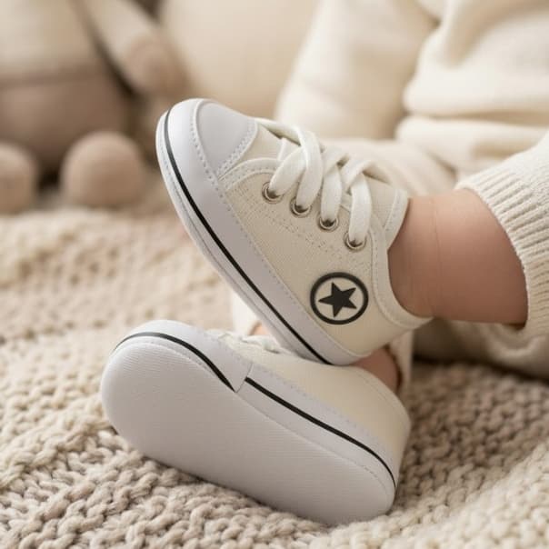 Tênis Infantil RN Bebê Menina Menino Antialérgico Confortável Batizado Macio Leve Promoção Dia Dia