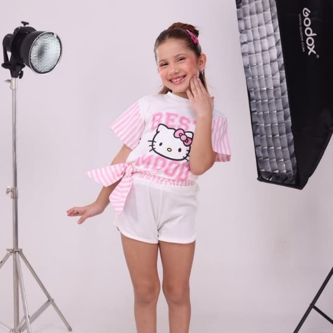 Conjunto Infantil Da Hello Kitty