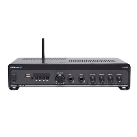 Amplificador Receiver Som Ambiente Frahm Slim 3200 G5 200W RMS Bivolt