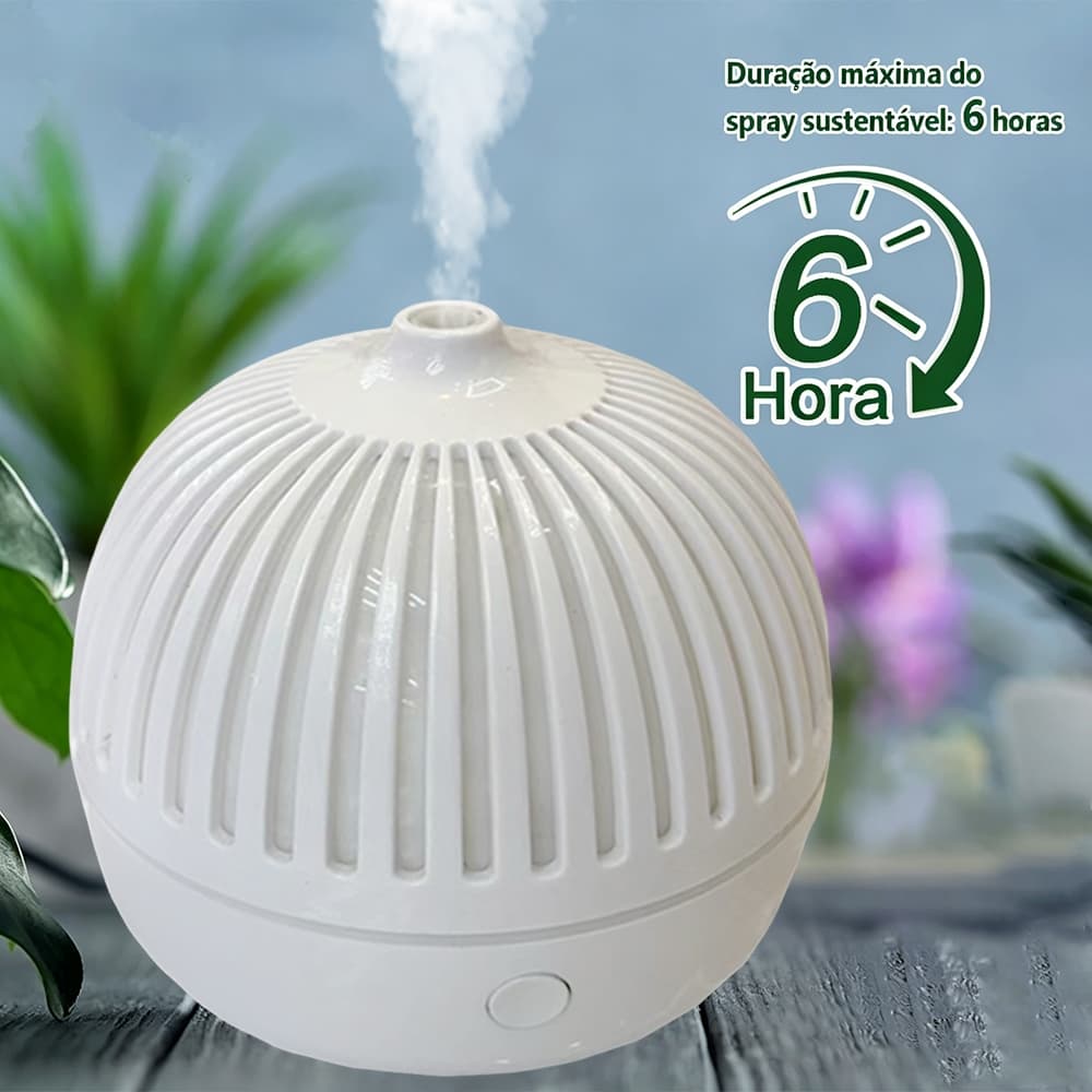 Difusor Aromas E Aromatizador De Óleo Essencial De Ambiente Elétrico Umidificador De Ar Portátil
