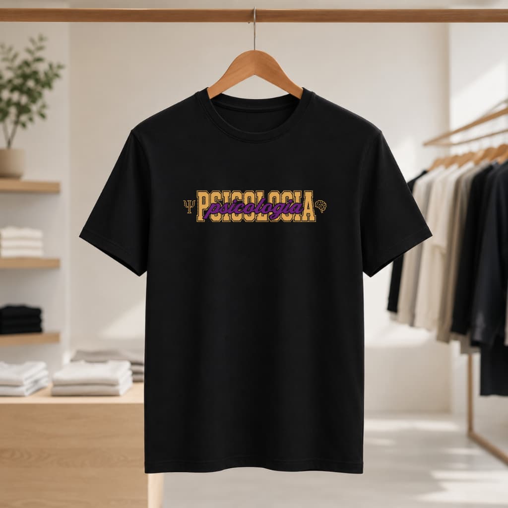 Camiseta Psicologia Personalizada Curso Faculdade Psicóloga Universitária Presente Formatura Unissex