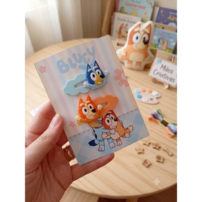 Tic tac Bluey | Laço Bluey | Tiara Bluey