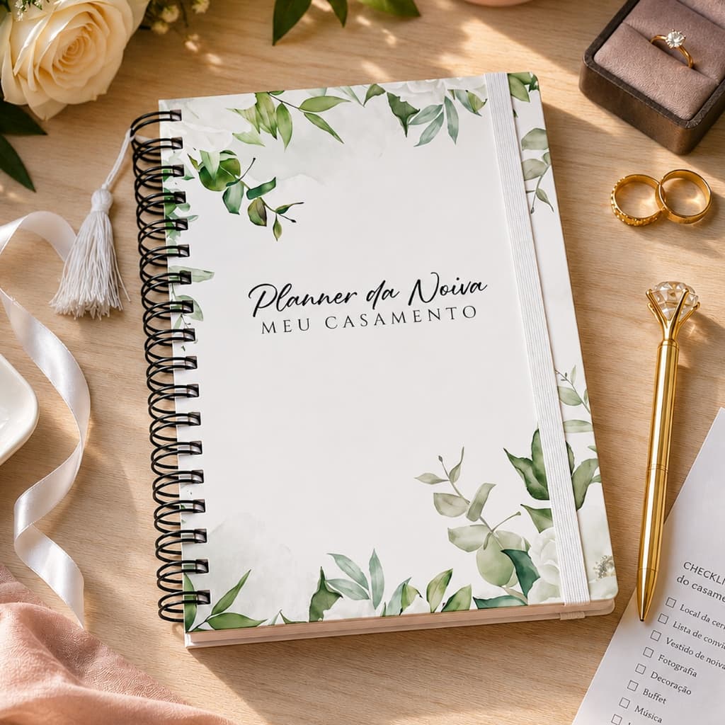Planner Da Noiva Organização Meu Casamento Agenda Registro