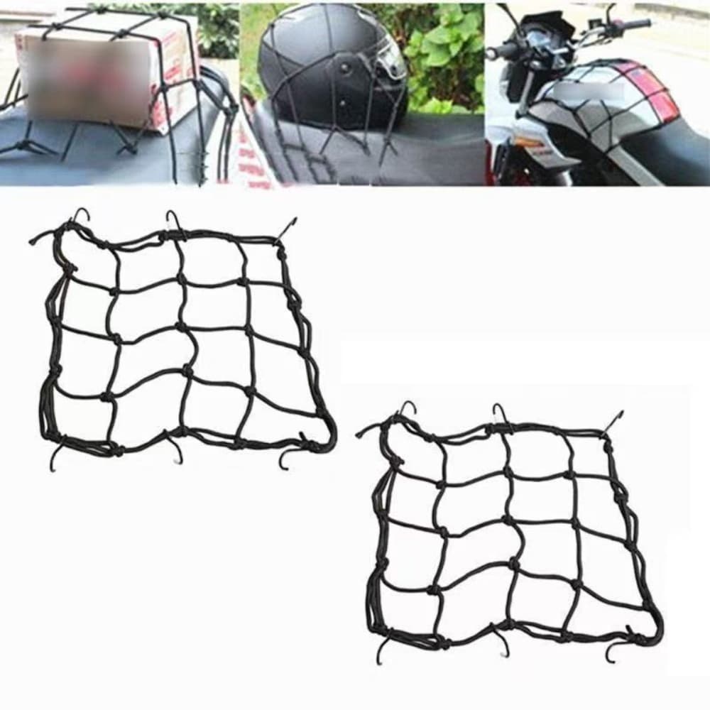 Rede Elástica para Moto Bagageiro - Suporte Seguro para Carg