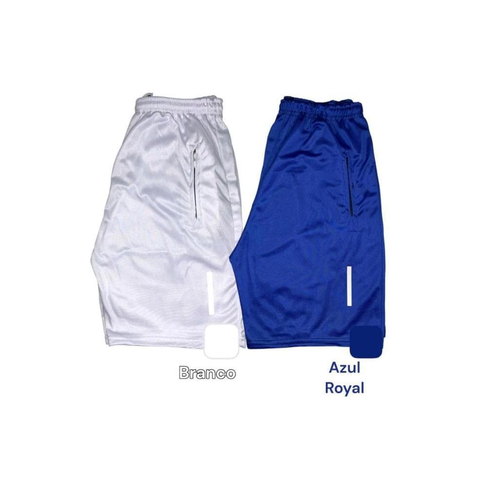 Kit 2 Shorts Masculino Dry Fit com Elastano Academia Treino Corrida e Esportes