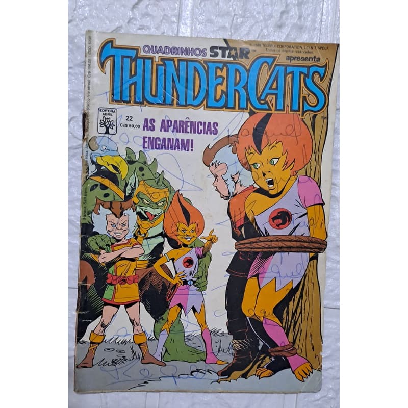 Revista em Quadrinhos Thundercats n22 do ano 1988