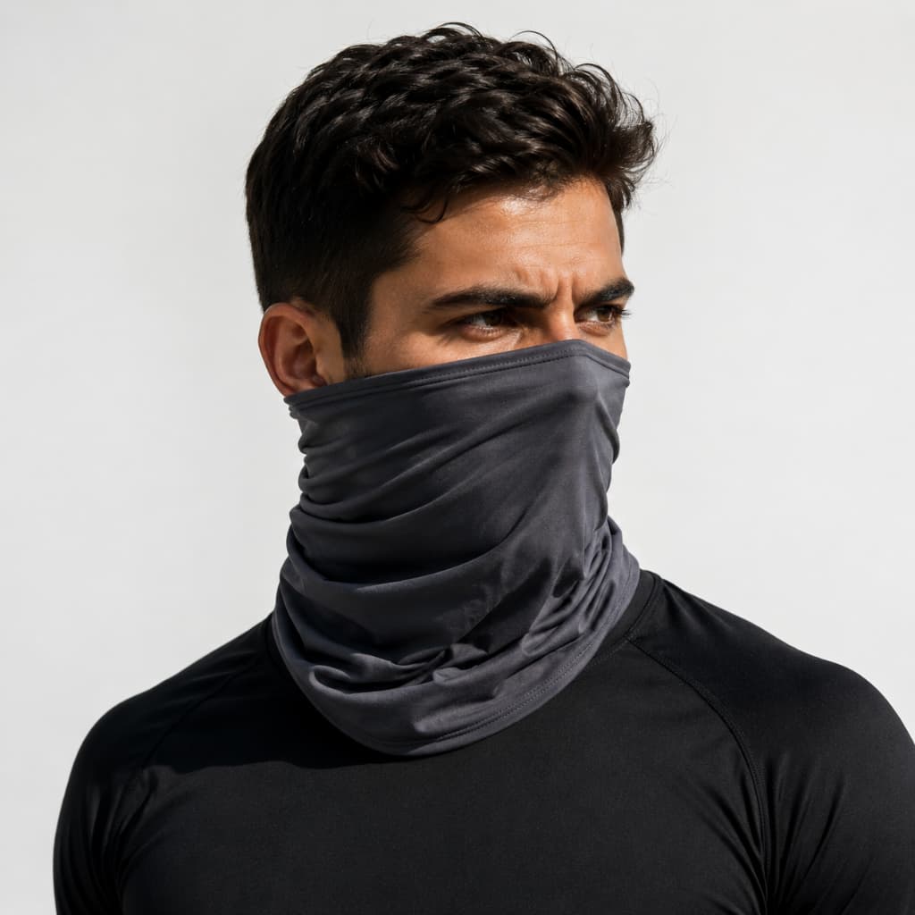 Máscara Bandana Tubular Touca Ninja Balaclava Térmica Proteção Solar UV50+ Ciclismo Pesca Esportes