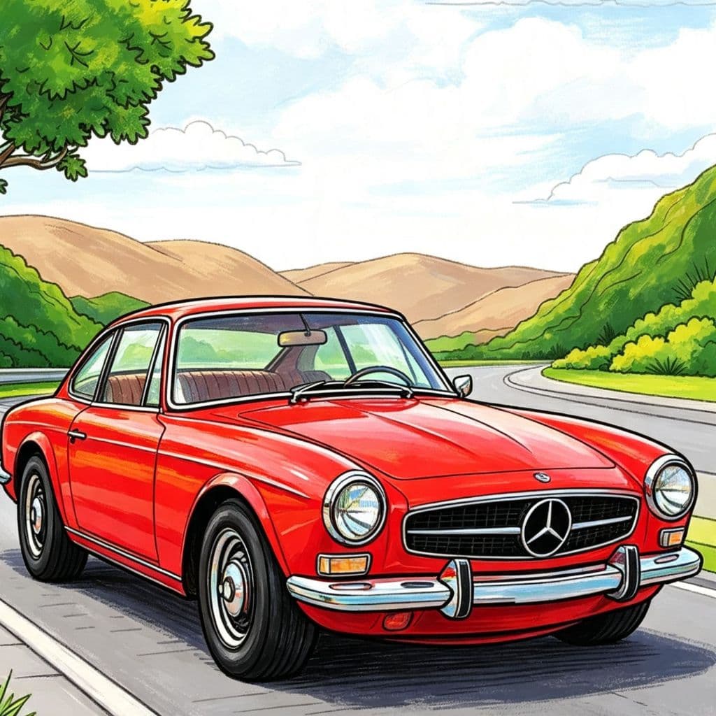 30 Desenhos de Carros  para Colorir para Adultos e Adolescentes - Espaços Confortáveis, Arte e Criatividade