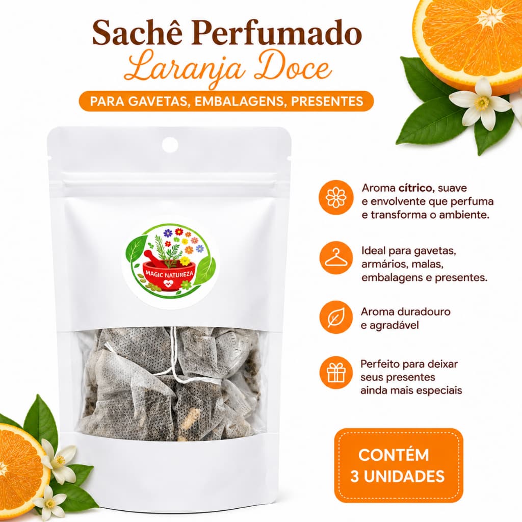 Sachê Perfumado para Gavetas, Embalagens, Presentes