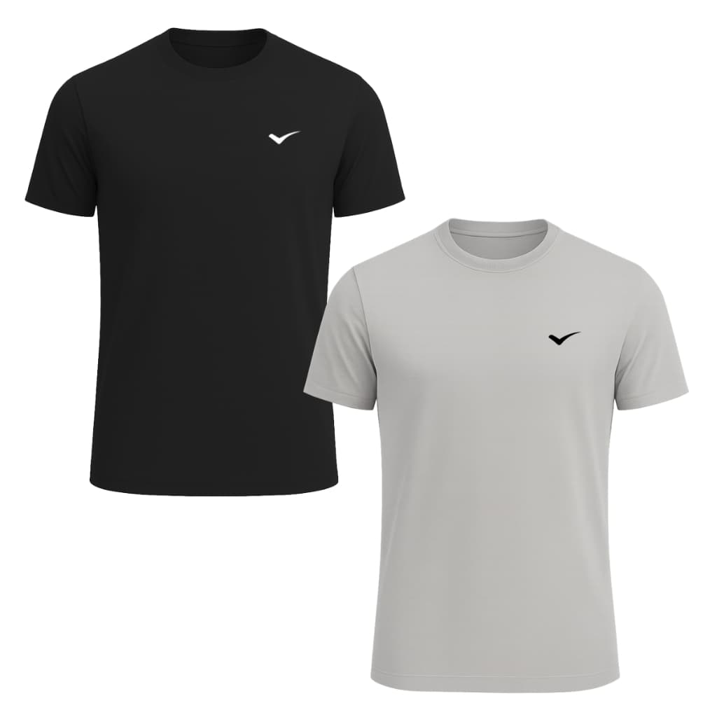 Kit 2 Camisetas Dry Fit Masculina Confortável Treino Corrida Academia Esportes