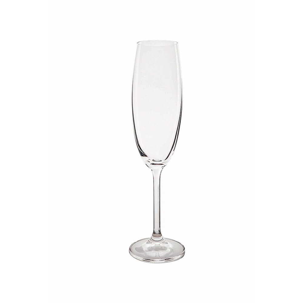Jogo de 6 Taçasara Champagne Gastro, Bohemia, Incolor, 220ml