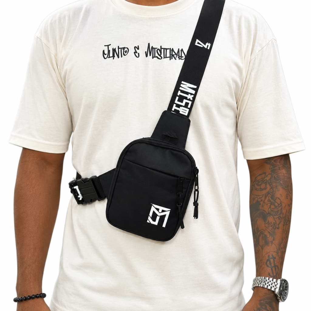 Bolsa bolsinha bag shoulder transversal de ombro cintura alça regulável
