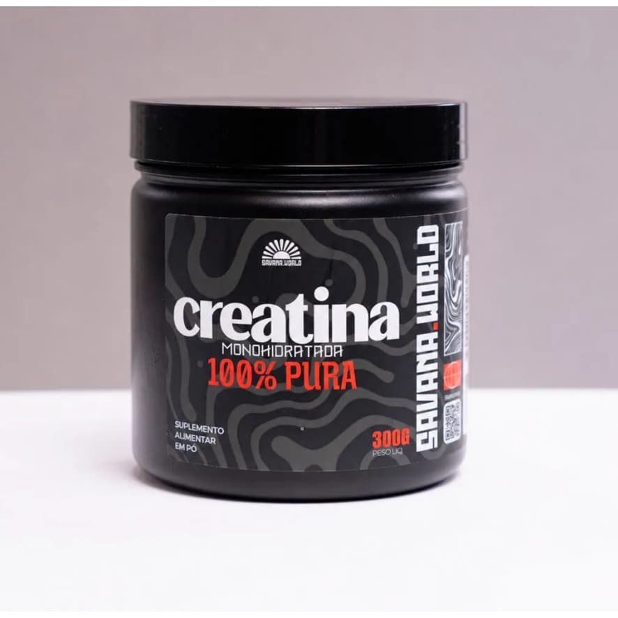 CREATINA PURA (PO) - 300G - SAVANA