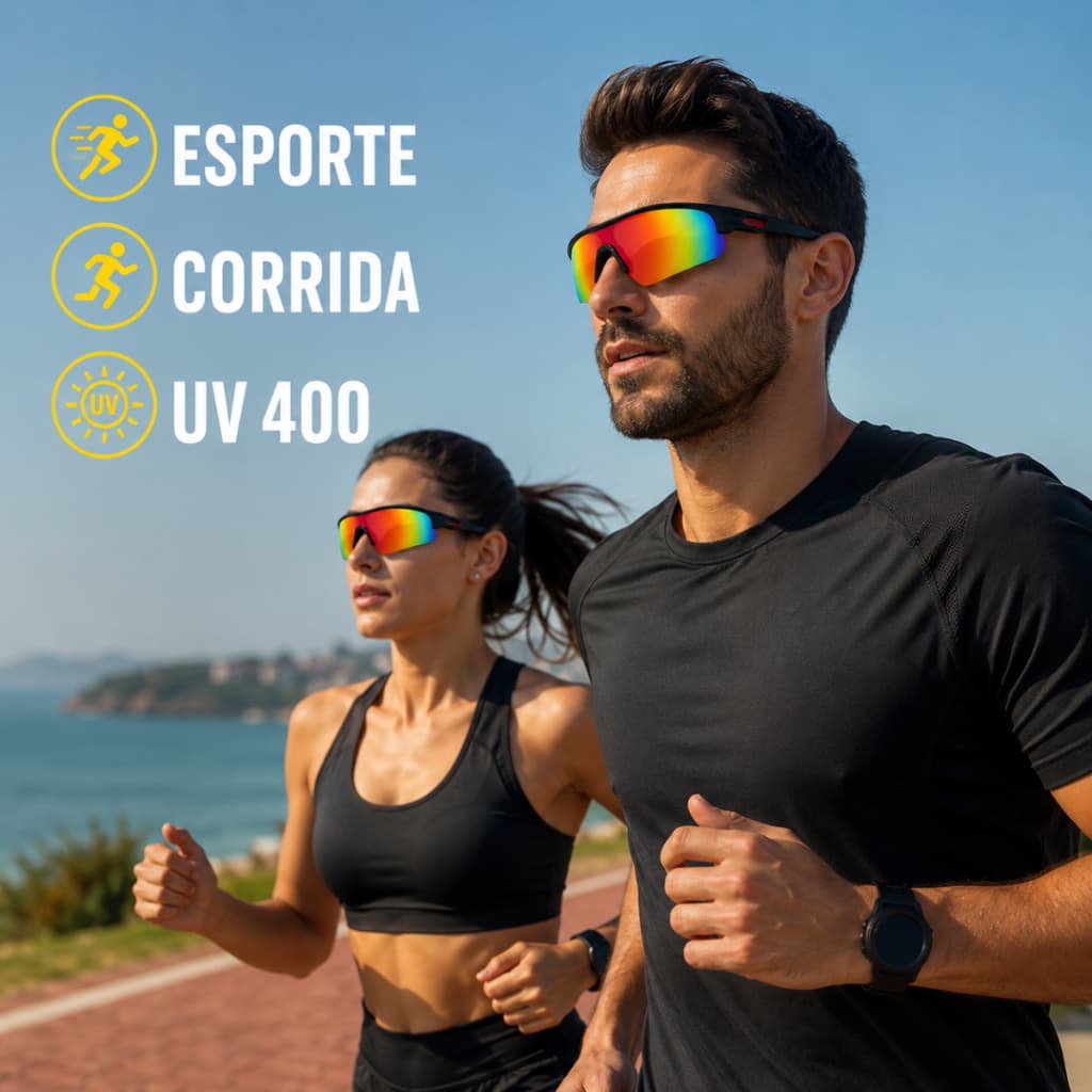 Óculos De Sol Esportivo Para Corrida -ciclismo - Beach Tenis