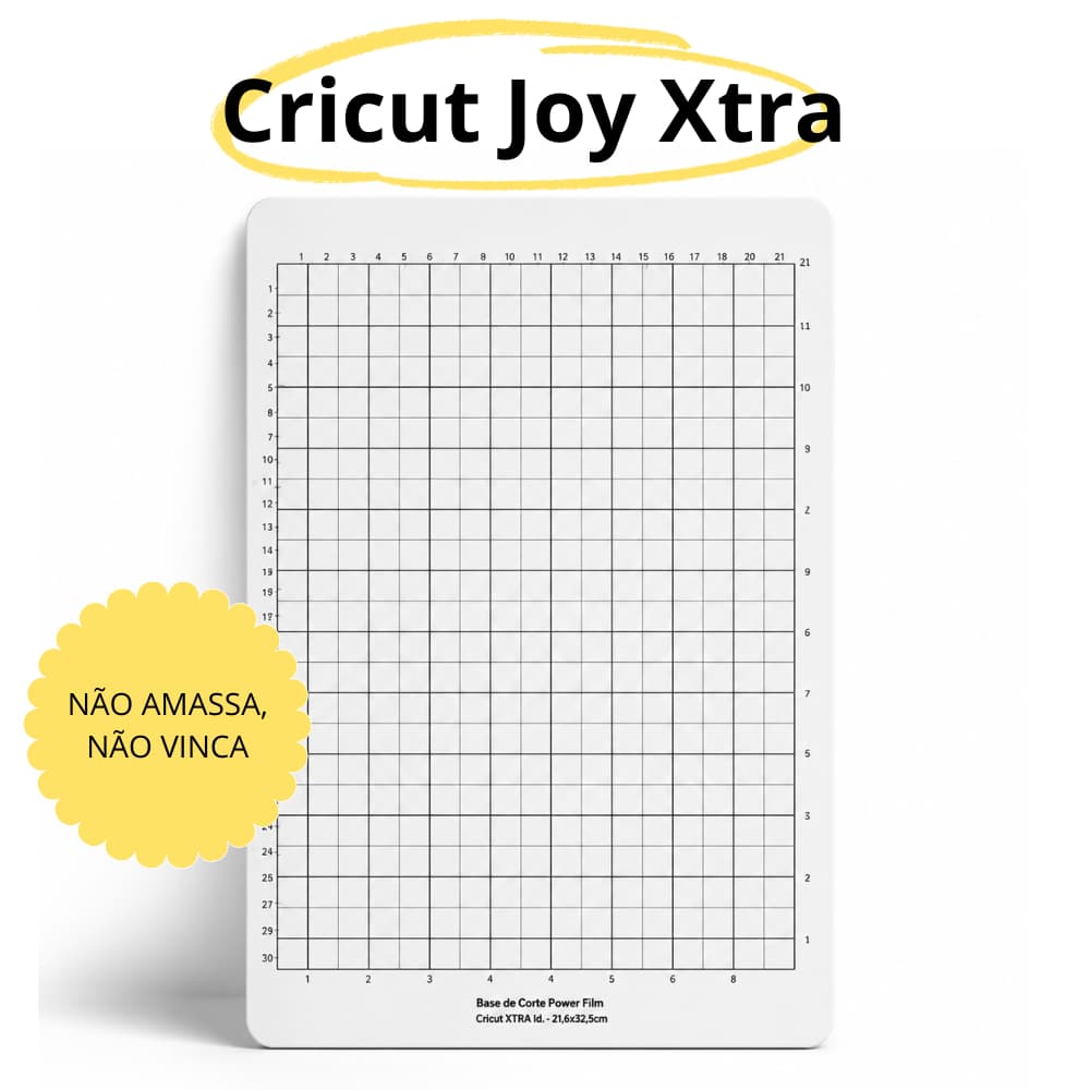 Base de Corte CRICUT JOY XTRA Com cola tack universal