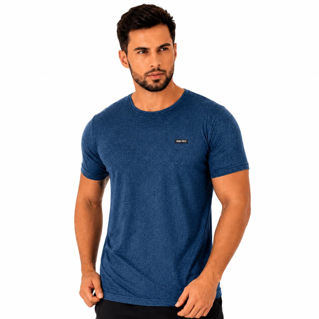 Camiseta Masculina Dry Fit Malha Fria Moda Fitness Manga curta Treino