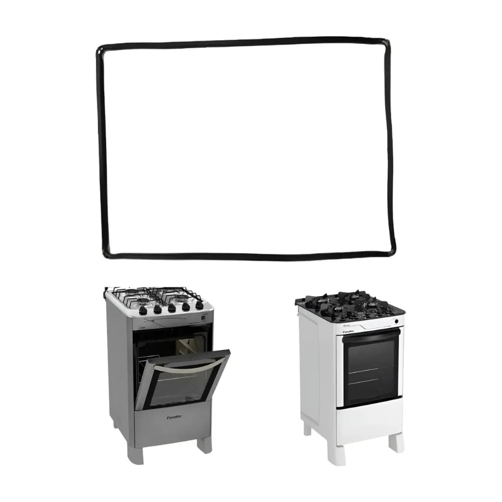 Vedação Para Forno Do Fogão Esmaltec Jade 4 Bocas 38x32cm | Borracha Gaxeta Guarnição Térmica