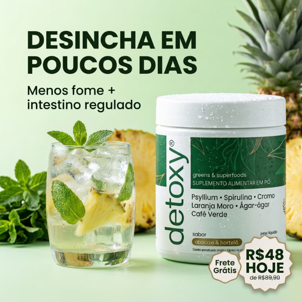 Suco para Desinchar Lipedema Prebiótico Fibras e Spirulina 210g Auvée