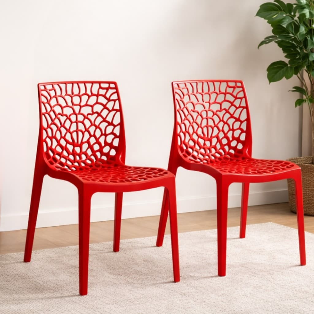 Kit 2 Cadeiras Gruvyer Design Moderna Para Sala e Jantar