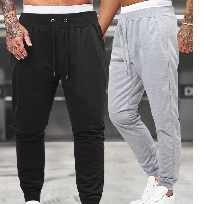 Calças Jogger Masculina  Esportiva Para Academia e Corridaem Moletom – Conforto para o Dia a Dia!