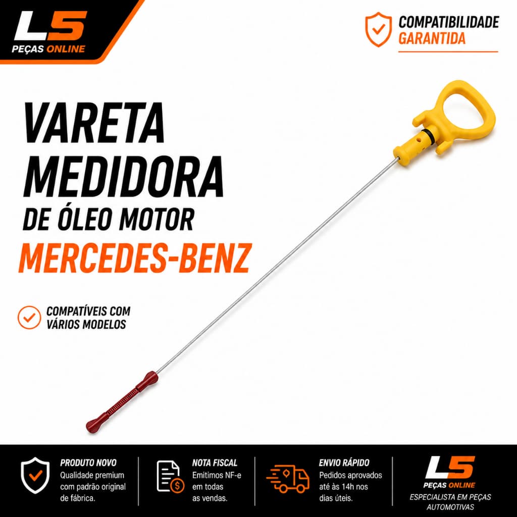 Vareta Nível Óleo Motor Mercedes Benz CLA 200 CLA 250 GLA 200 GLA 250 Motor M270 Medidor Óleo