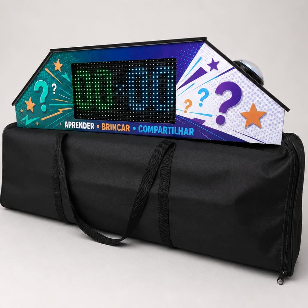 Jogo Passa ou Repassa Eletrônico com Bolsa – Quiz Livre ou Bíblico para Escolas, Igrejas e Eventos