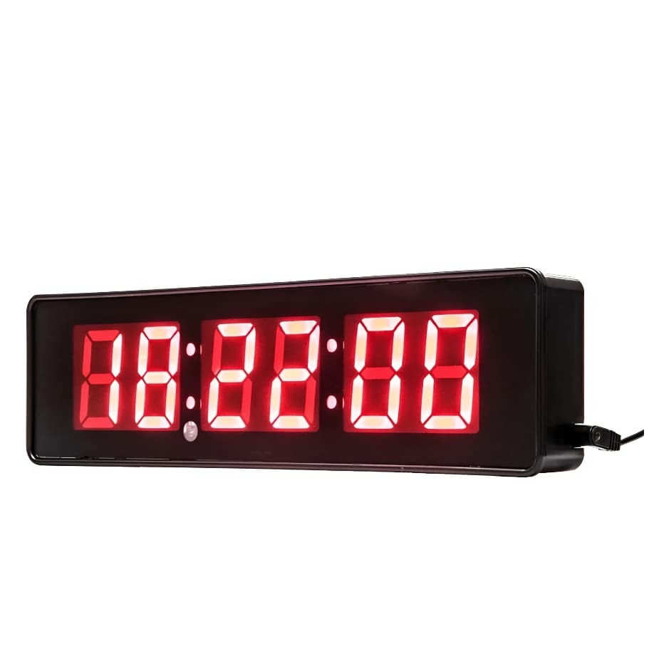 Relógio de Parede Cronometro Progressivo Jiaxi JH120 Digital Parede Com Controle Relógio led