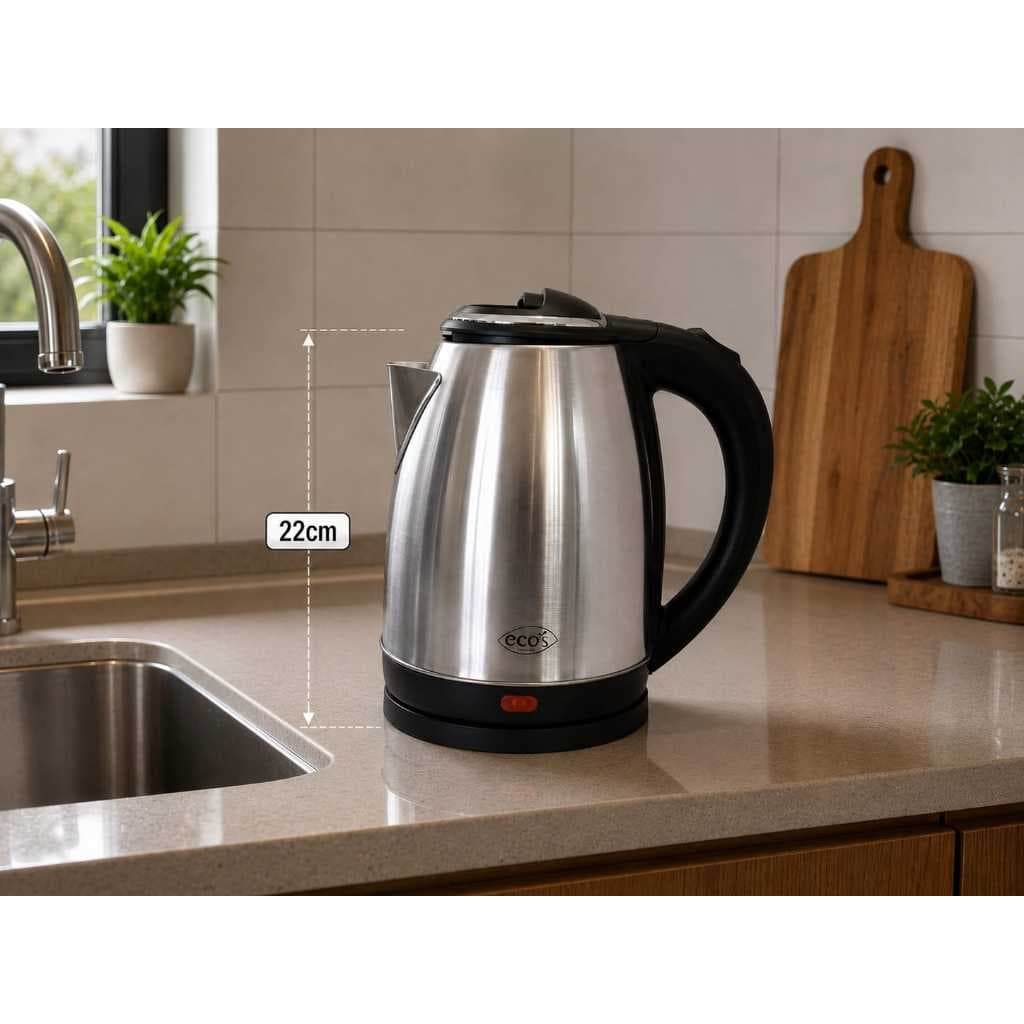 CHALEIRA ELÉTRICA INOX ECOS  127V  1,8L  1000W