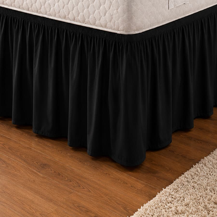 Saia Box Baú Ajustável Para Cama Casal Queen E King Lindas Cores