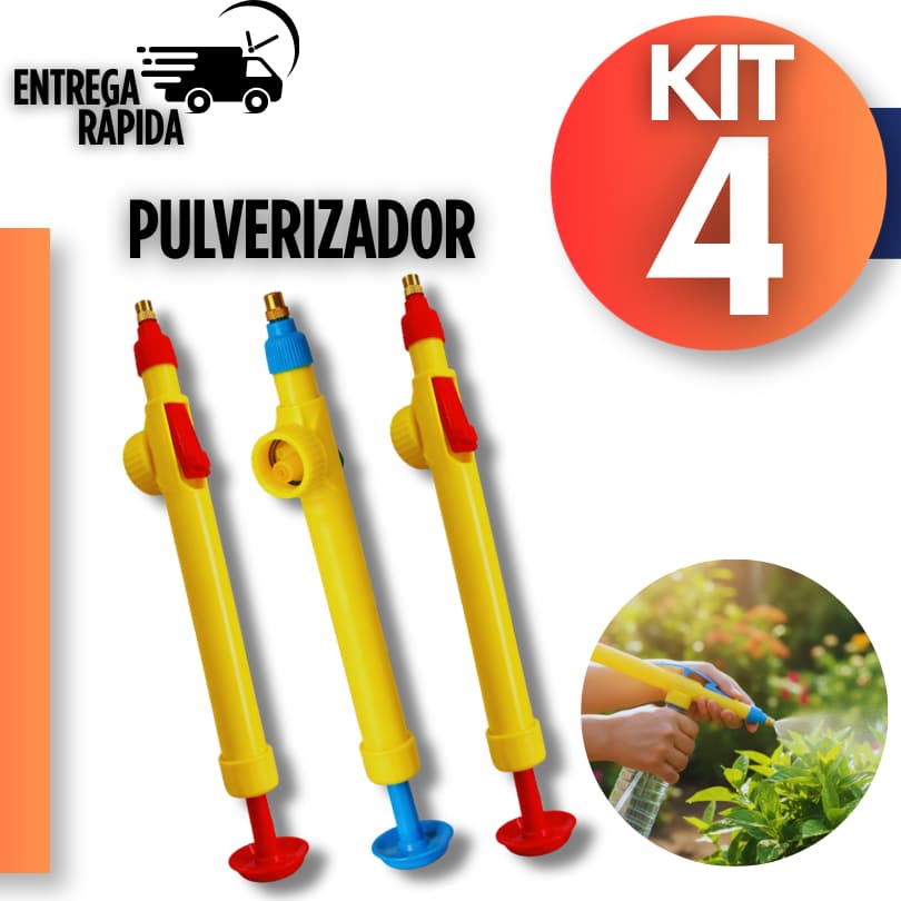Jogo  Pulverizador Borrifador Para Garrafa Pet Com Bico Regulável Manual Para Jardinagem Adaptável Premium